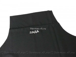 Крой фартука с грудкой