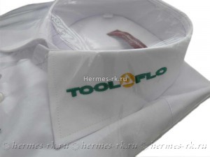 Вышивка на воротниках рубашки