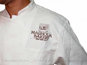 Вышивка логотипа на рубашке