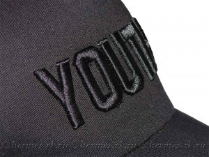 3d вышивка на черной бейсболке