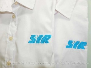 Вышивка на груди рубашки