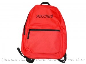 Вышивка на рюкзаке