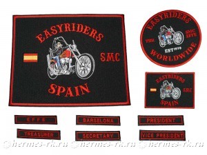 Байкерские нашивки