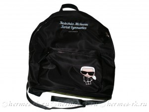 Вышивка на рюкзаке нитками