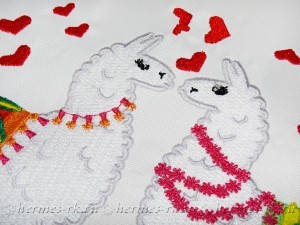 Вышивка альпаков