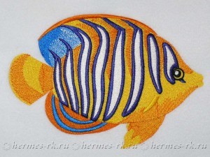 вышивка рыбки