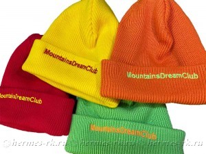 Вышивка на шапках