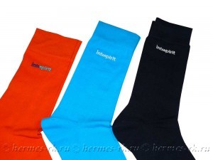 Носки с вышивкой логотипа