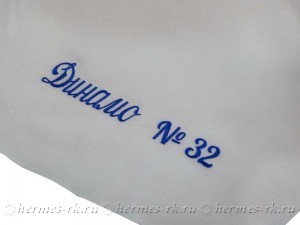 Флисовый плед с вышивкой