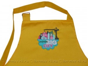 Вышивка на детских фартуках