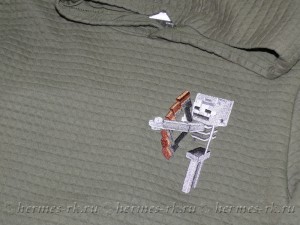 Толстовка с вышивкой майнкрафт