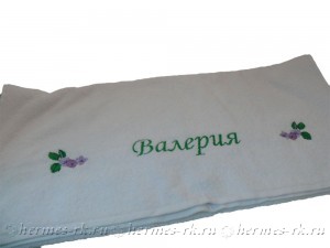 Вышивка на полотенце на заказ