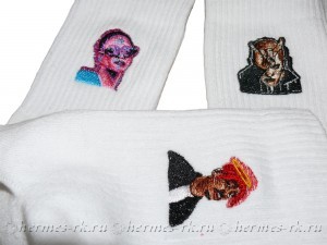 Принт на носках на заказ