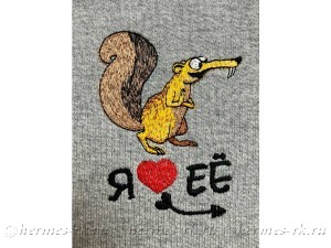 Парная вышивка Белка