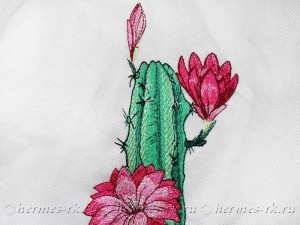 Вышивка цветов