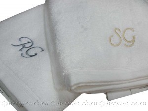 Красивая вышивка на махровых полотенцах