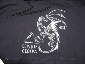 Вышивка Дракона на одежде