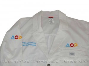 Вышивка на медицинской одежде