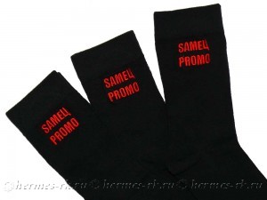 Нанесение вышивки на носки