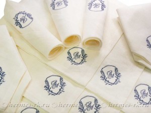 Салфетки с вышитым рисунком