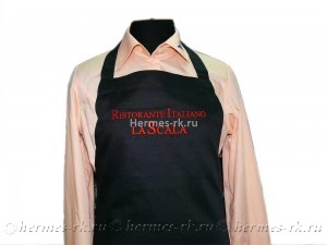 Нанесение логотипа на передник