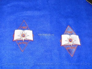 Вышивка на шарфах