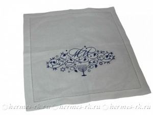 Вышивка на салфетках