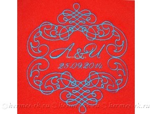 Вышивка букв