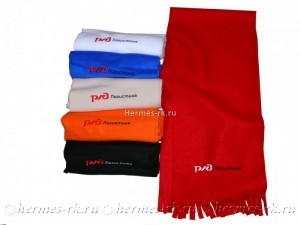 Вышивка на шарфах