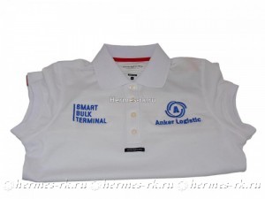 Вышивка логотипа на поло