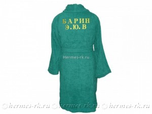 Вышивка на халате