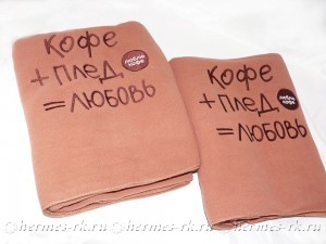 Вышивка на флисовых пледах