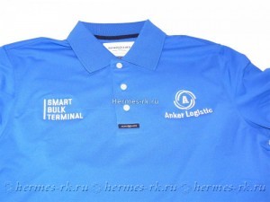 Нанесение логотипа на поло