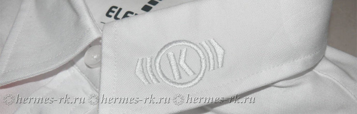 Вышивка на деталях одежды