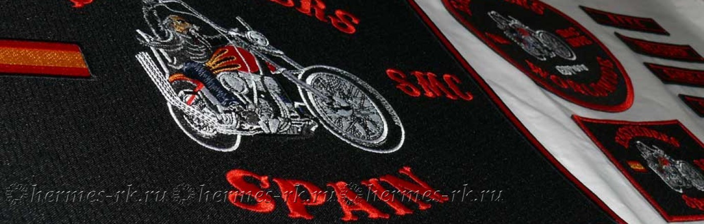 Байкерские нашивки