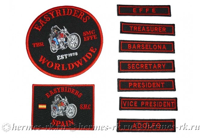 Байкерские нашивки для любителей дорог, скорости и свободы