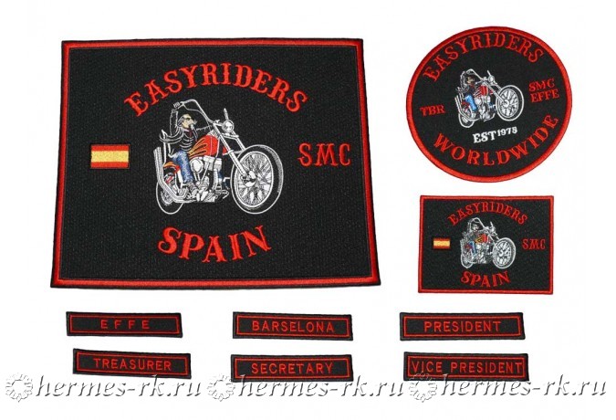 Байкерские нашивки для любителей дорог, скорости и свободы
