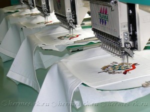 Вышивка на салфетках