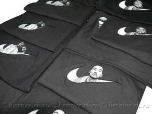 Вышивка на футболках