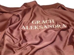 Вышивка на халатах