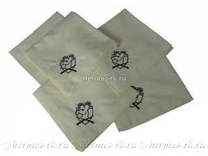 Вышивка на салфетках