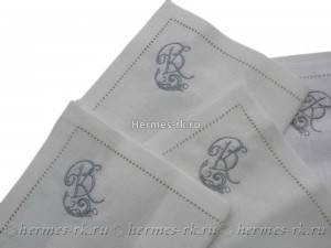 Вышивка на салфетках