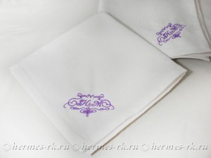 Вышивка на салфетках