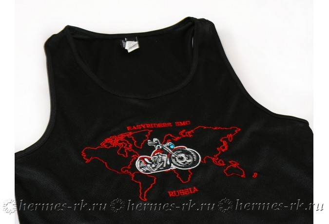 Вышивка на майке