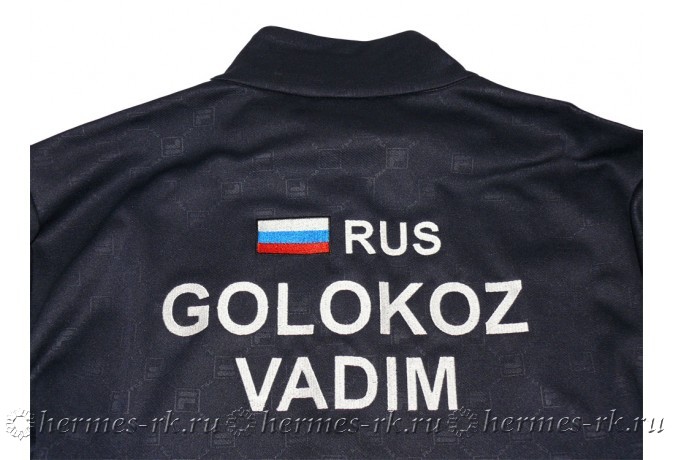 Машинная вышивка на спортивной одежде