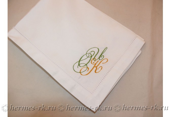 Вышивка вензеля