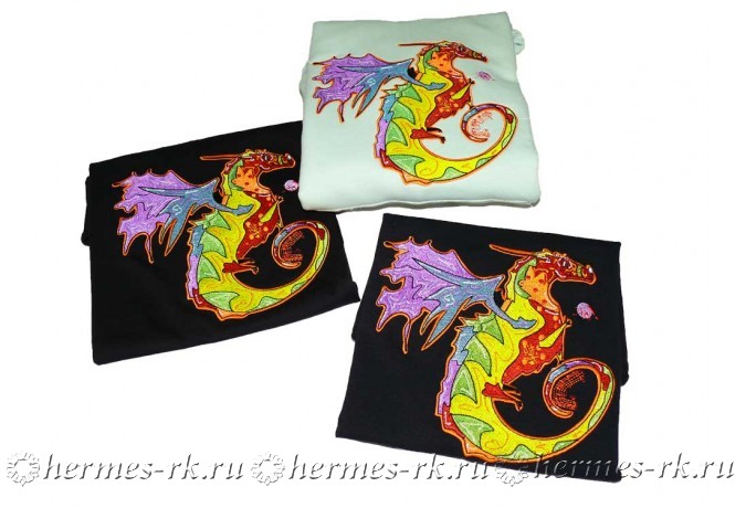 вышивка драконов