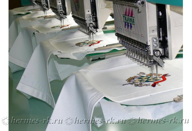 Вышивка на салфетках