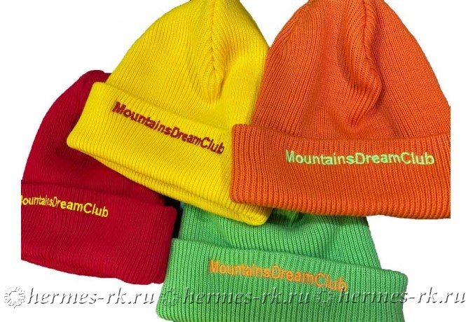 Вышивка на шапках