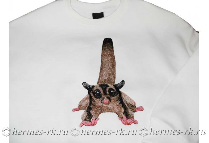 Вышивка на худи